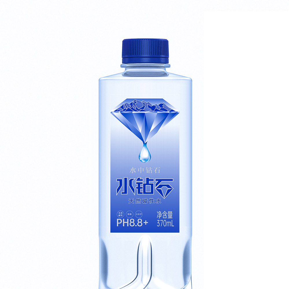 设计与自然的融合：水钻石品牌LOGO设计及矿泉水包装设计